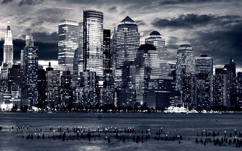 Black City Wallpaper 4k