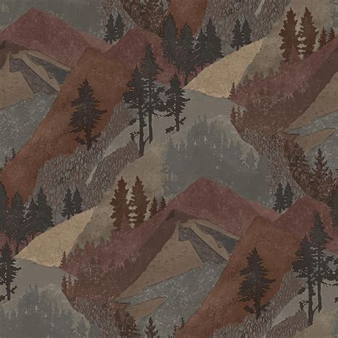 Chesapeake Range Rust Mountains Rust Wallpaper Sample 3118 12634sam