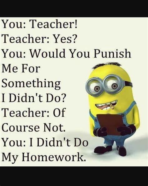 School Funny Minion Memes Funny Teacher Jokes Teacher Jokes