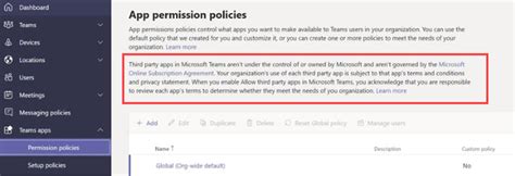 Manage Your Apps In The Microsoft Teams Admin Center Microsoft Teams