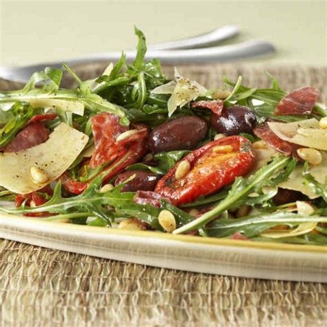 Crispy Salami Tomato Pine Nuts Salad Salad Recipes For Dinner