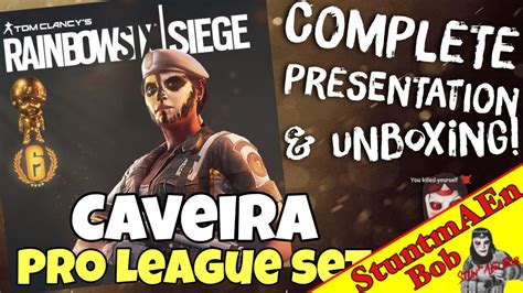 Caveira Pro League Gold Set Complete Presentation And Unboxing