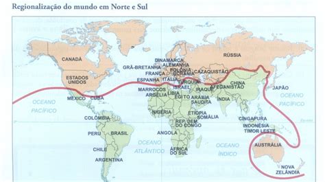 Professoradegeografia 3ªs SÉries RegionalizaÇÃo Do Mundo Em Norte E Sul