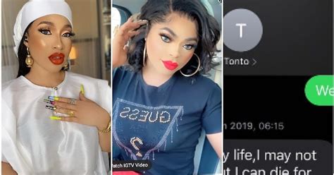 Bobrisky Leaks Chat With Tonto Dikeh As Their Clash Heats Up