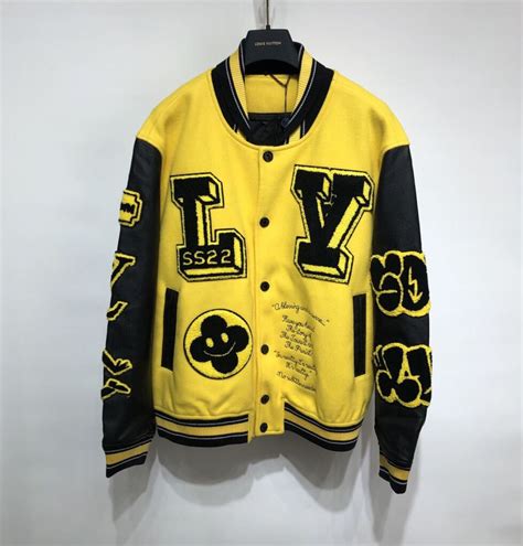 Louis Vuitton Leather Embroidered Varsity Lvc004