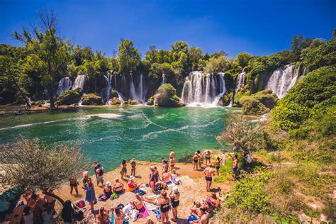 Kravica Waterfalls Around Mostar Mostar