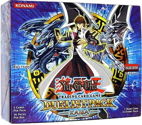 Yugioh Trading Card Game Duelist Pack Kaiba 1st Edition Booster Box 36