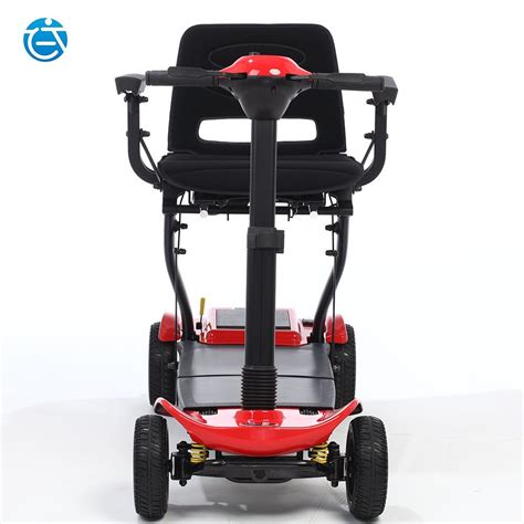 High Performance Adult Electric 4 Wheel Handicap Folding Aluminum Mobility Scooters China