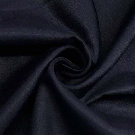 Navy Blue Twill 100 Polyester Diagonal Weave Fabric Etsy