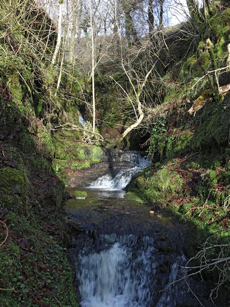 Photographs Of The Caerfanell Waterfalls Powys Wales Mossy Valley Sides