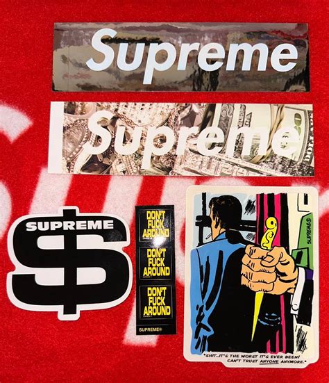 Supreme Supreme Sticker Lot Box Logo Stickers Chicago Bogo Rare Og