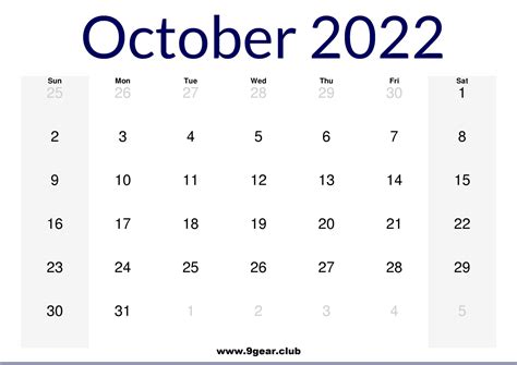 October 2022 Us Calendar Printable Printable Calendars Free