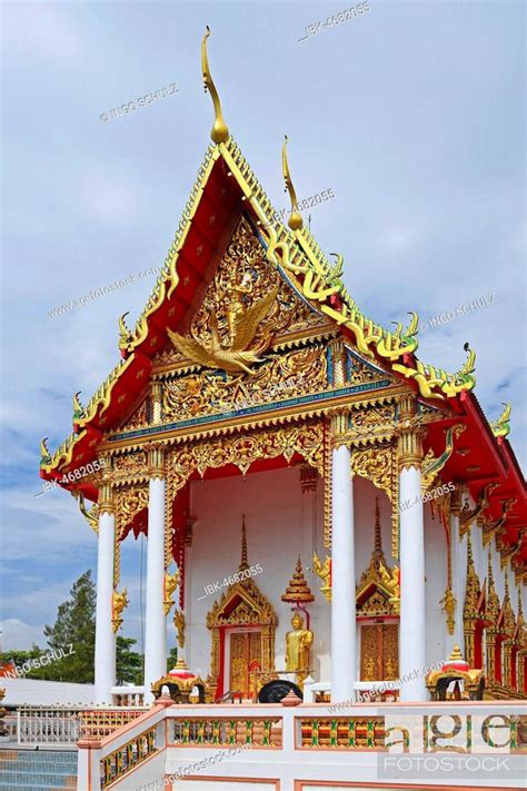 Building Of Wat Sri Sunthon Temple Phuket Thailand Stock Photo