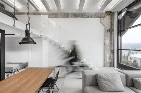 Gallery Of Minimalistic Industrial Loft Idwhite 55