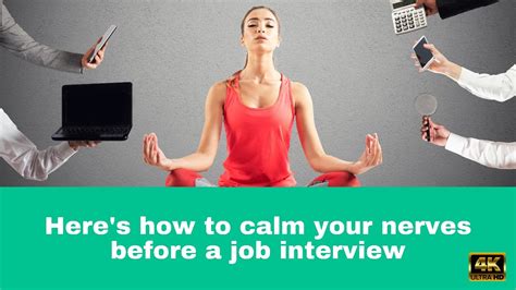 Here S How To Calm Your Nerves Before A Job Interview YouTube