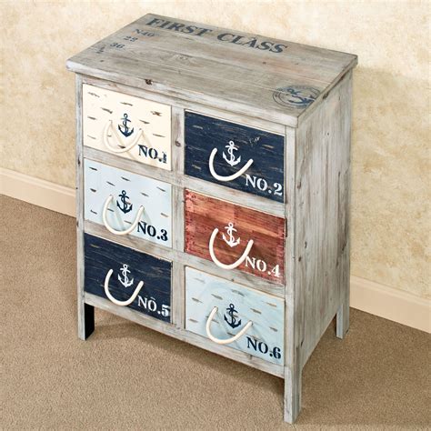 Nautique Nautical Storage Accent Chest | Nautical furniture diy