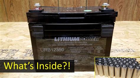 Whats Inside A 12v Lithiumpower Urb12350 Lifepo4 Battery Youtube