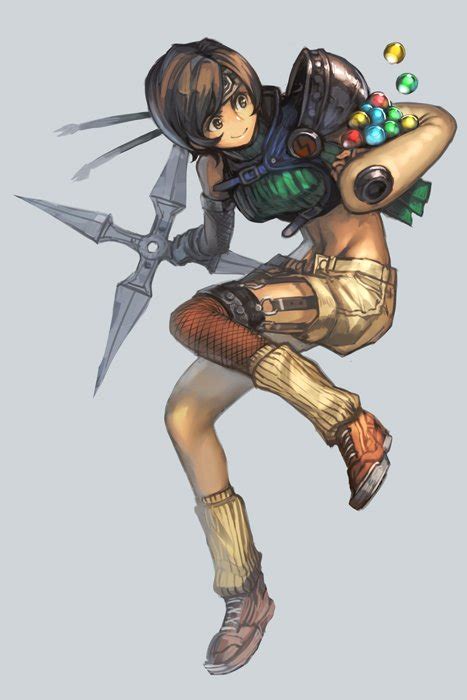 Yuffie Kisaragi Final Fantasy And 1 More Drawn By Hungryclicker