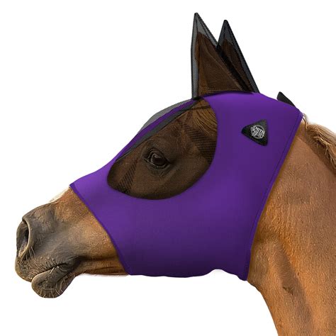 Smithbuilt Horse Fly Mask Purple Pony Mesh Eyes And Ears