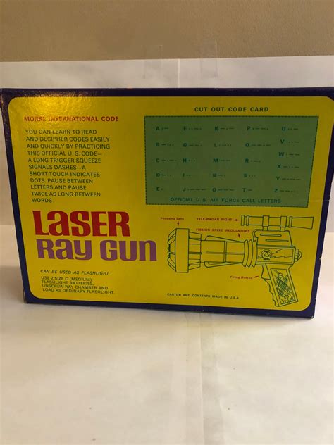 Vintage Laser Ray Gun Made By Tim Mee Brand New Etsy