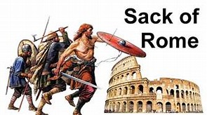 Image result for Visigoth Sack of Rome 410