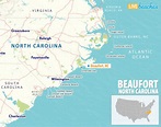 Map of Beaufort, North Carolina - Live Beaches