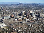 File:Phoenix AZ Downtown from airplane.jpg - Wikimedia Commons