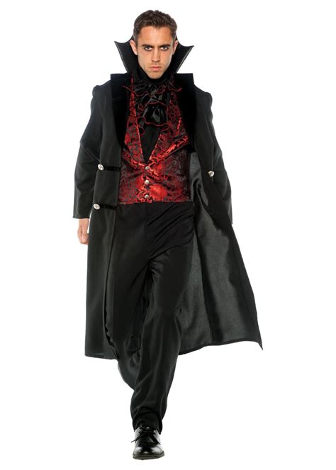 Mens Gothic Vampire Costume Scary Costumes