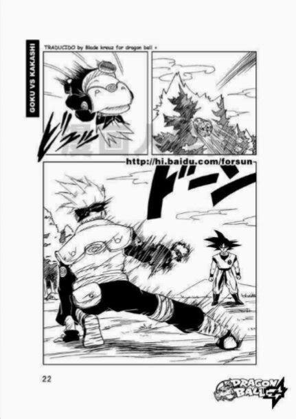 338 Goku Vs Kakashi Manga 2 Dragon Ball EspaÑol Amino
