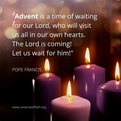 Top Pope Francis Quotes On Advent Universe Of Faith