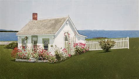 Cottage By The Sea By Gary Akers Portland Art Gallery