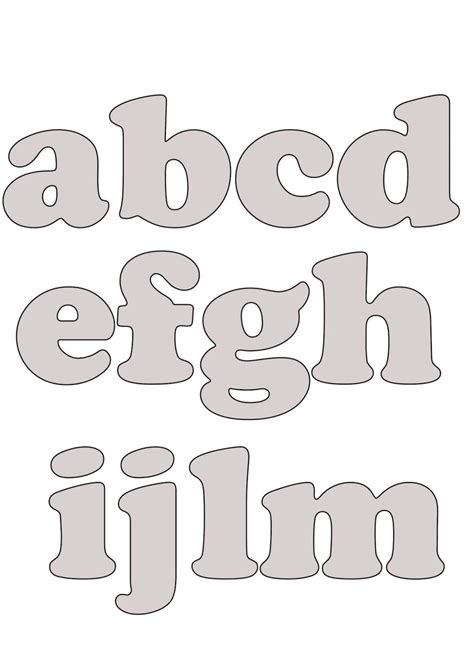 Abc Letras Do Alfabeto Para Imprimir 60 Moldes Do