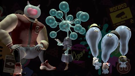 Nintendo Shares Images Of Strange New Creatures From Splatoon 2s