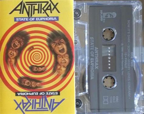 Anthrax State Of Euphoria 1988 Cassette Discogs