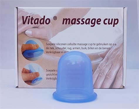 3 Stuks Massage Cup Voor Cupping Siliconen 55 Cmkleur Blauw