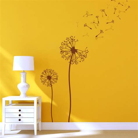 Dandelion Flower Stencils For Wall Art Diy Decor Just Like Etsy Uk