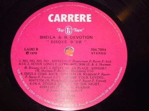 Lp Sheila B Devotion Disque Dor 1979 R 4490 Em Mercado Livre