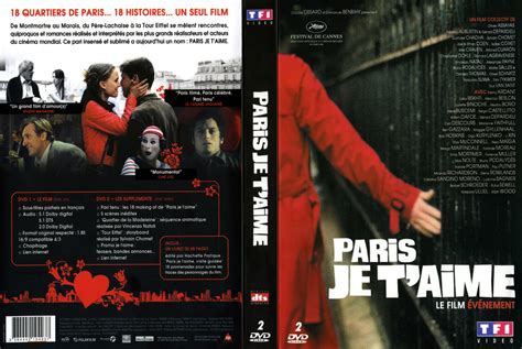 jaquette dvd de paris je t aime cinéma passion