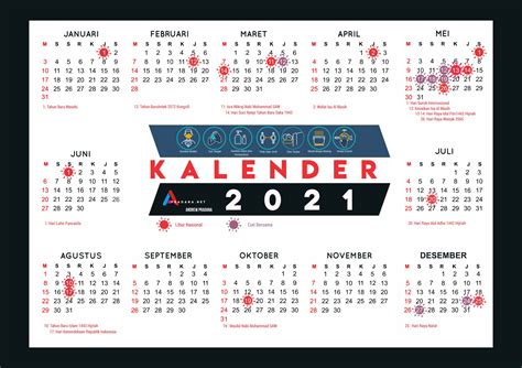 √ Download Kalender Nasional Dan Jawa 2021 Download Template Kalender