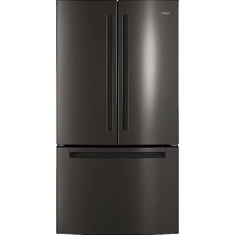 The bertazzoni french door refrigerator and integrated dishwasher are available in the professional series, master series and. Haier - 27 Cu. Ft. French Door Refrigerator - Black ...