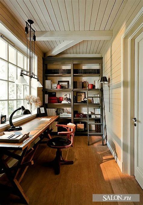 18 Inspiring Rustic Farmhouse Home Office Design Ideas Cool Home