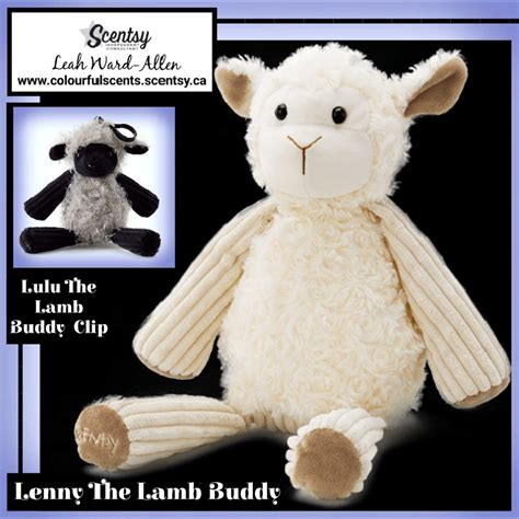 Scentsy Buddy Lenny The Lamb And Lulu The Lamb Clip Check Out All The