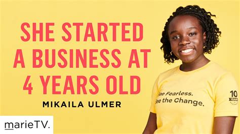 Mikaila Ulmer On Starting A Business At 4 Years Old And Serving Lemonade At The White House