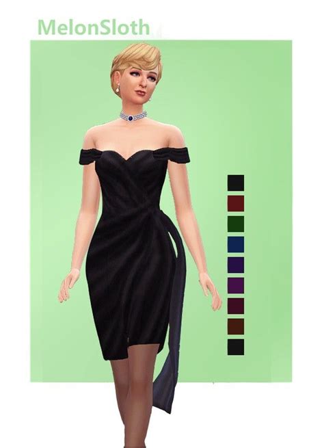 Dianas Revenge Dress In 2021 Sims 4 Dresses Sims 4 Mods Clothes