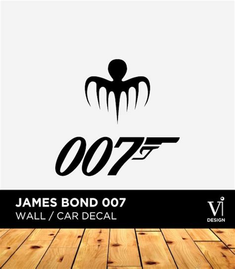 007 James Bond Spectre Logos Pack Of Eight Decorative