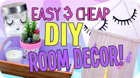 Easy Diy Room Decor Cheap And Cute Youtube