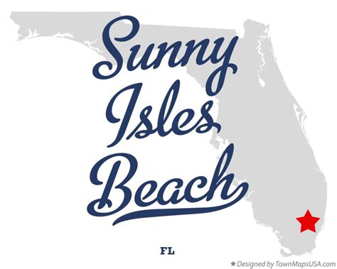 Map Of Sunny Isles Beach Fl Florida