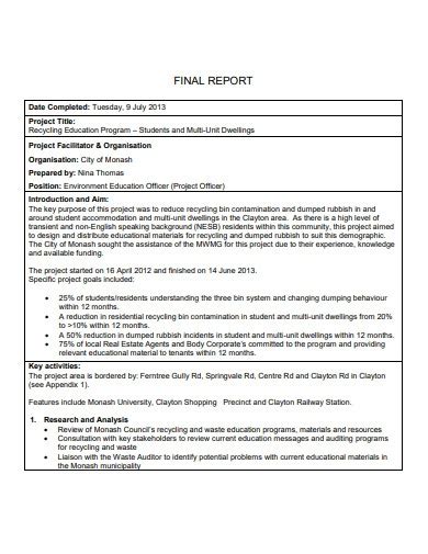 Project Closure Report 7 Examples Format How To Prepare Pdf
