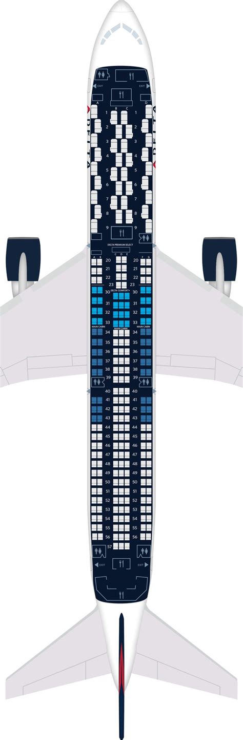 Delta Aircraft Seat Map Di