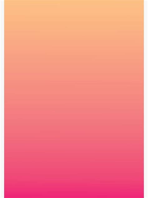 Light Peach Coral Pink Ombre Fade Sunset Gradient Spiral Notebook By